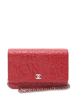 CHANEL Pre-Owned: Красный кошелёк 