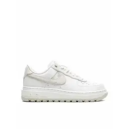 NIKE: Серебристые кроссовки  Air Force 1