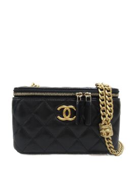 CHANEL Pre-Owned: Чёрная сумка 