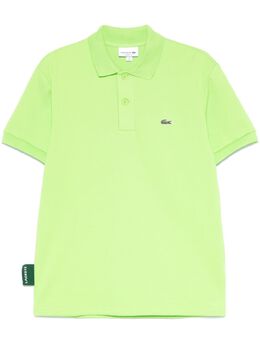 Lacoste: Зелёное поло 