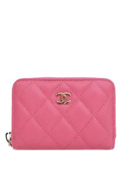 CHANEL Pre-Owned: Розовый картхолдер 