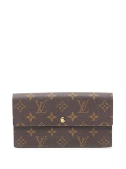 Louis Vuitton Pre-Owned: Коричневый кошелёк 