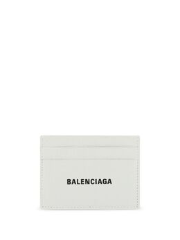 Balenciaga: Белый картхолдер  Cash