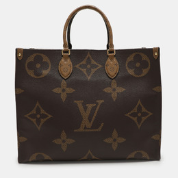 Louis Vuitton: Коричневая сумка 