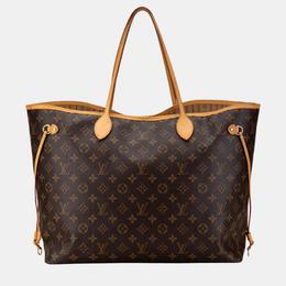 Louis Vuitton: Коричневая сумка  Neverfull