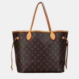 Louis Vuitton: Коричневая сумка  Neverfull MM