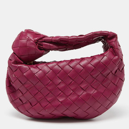 Bottega Veneta: Фиолетовая сумка  Intrecciato