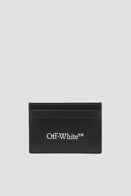 Off-White: Чёрный картхолдер  Bookish