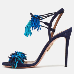 Aquazzura: Голубые сандалии 