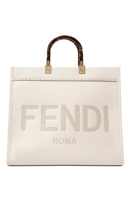 Fendi: Белая сумка  Sunshine