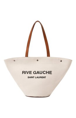 Saint Laurent: Бежевая сумка  Rive Gauche