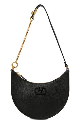 Valentino: Чёрная сумка  VLogo Signature