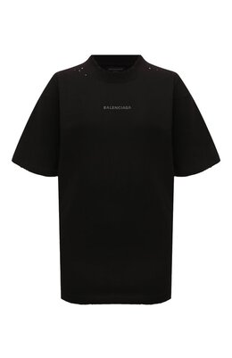 Balenciaga: Хлопковая футболка 