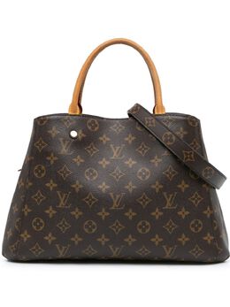 Louis Vuitton Pre-Owned: Коричневая сумка 