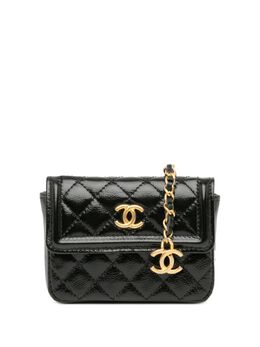 CHANEL Pre-Owned: Чёрная сумка 