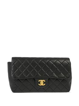 CHANEL Pre-Owned: Чёрный рюкзак 