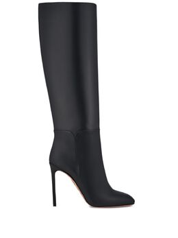 Aquazzura: Чёрные ботинки 