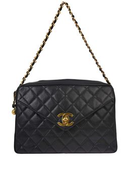 CHANEL Pre-Owned: Чёрная сумка 