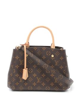 Louis Vuitton Pre-Owned: Коричневая сумка-шоппер 