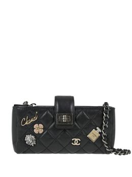 CHANEL Pre-Owned: Чёрная сумка 