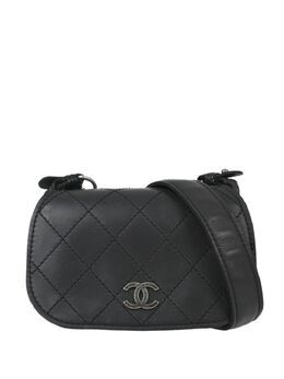 CHANEL Pre-Owned: Чёрная сумка 