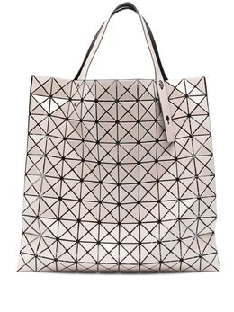 Bao Bao Issey Miyake: Бежевая сумка-шоппер 