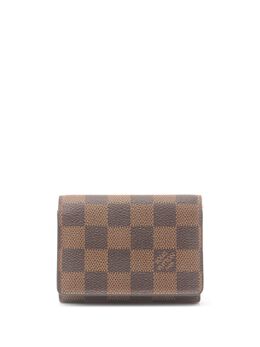 Louis Vuitton Pre-Owned: Коричневый картхолдер 