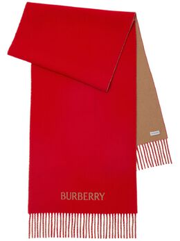 Burberry: Красный шарф 