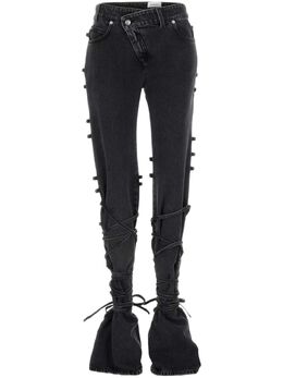 Alexander McQueen: Хлопковые джинсы 