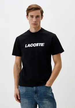 Lacoste: Чёрная футболка 