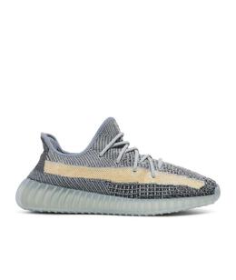 ADIDAS YEEZY: Голубые кроссовки 