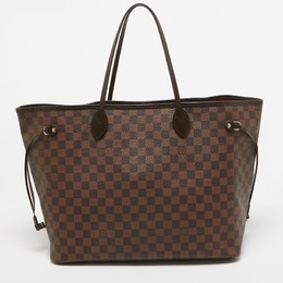 Louis Vuitton: Коричневая сумка  Neverfull