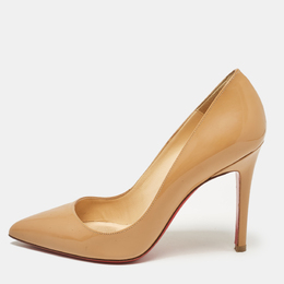 Christian Louboutin: Бежевые туфли  Pigalle