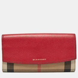 Burberry: Бежевый кошелёк  House Check