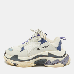 Balenciaga: Многоцветные кроссовки  Triple S