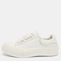 Alexander McQueen: Белые кроссовки  Deck Plimsoll