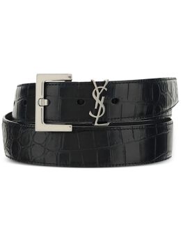 Saint Laurent: Ремень  Monogram