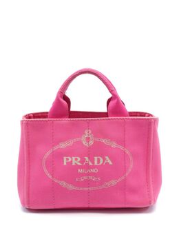 Prada Pre-Owned: Розовая сумка-шоппер 