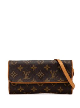 Louis Vuitton Pre-Owned: Коричневая сумка через плечо 