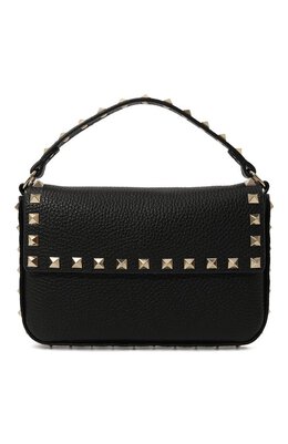 Valentino: Чёрная сумка  Rockstud Small