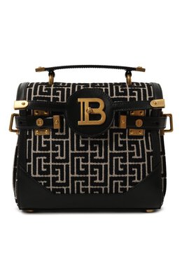 Balmain: Чёрная сумка  B-Buzz 23