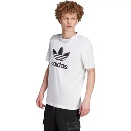 adidas: Белая футболка 