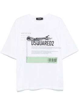 DSQUARED2: Футболка с принтом 