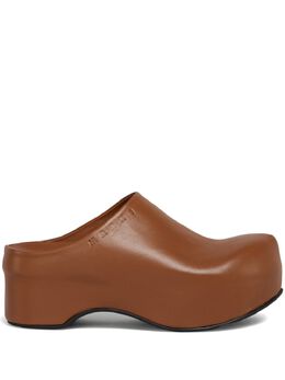 Marni: Коричневые сабо 