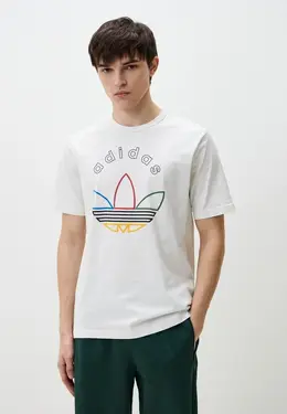 adidas Originals: Белая футболка 