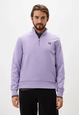 Fred Perry: Фиолетовая толстовка 