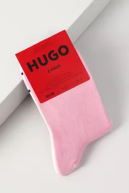 HUGO BOSS: Розовые носки 