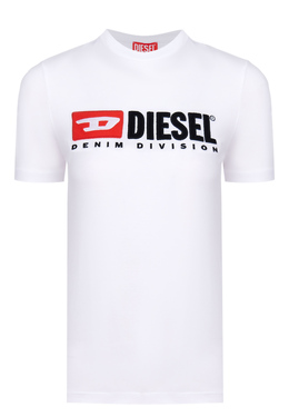 DIESEL: Белая футболка 