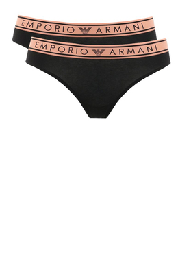 EMPORIO ARMANI Underwear: Чёрные трусы 