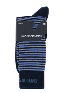 EMPORIO ARMANI Underwear: Синие носки 